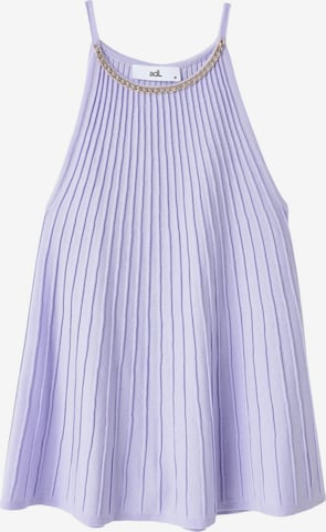 adl Bluse in Lila: Vorderseite