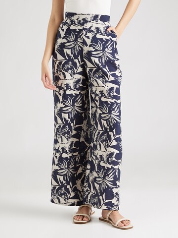 VERO MODA Wide leg Broek 'JOSIE' in Blauw: voorkant