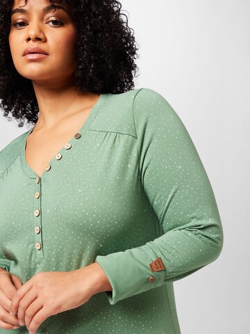 Ragwear Plus Shirt 'PINCH' in Green