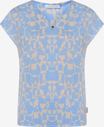 Chemisier Betty & Co en bleu : devant