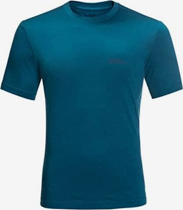 JACK WOLFSKIN - Camisa funcionais em azul: frente