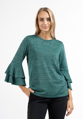 Usha Shirt in Groen: voorkant