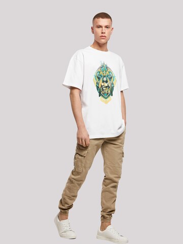T-Shirt 'DC Comics Aquaman The Trench Crest' F4NT4STIC en blanc