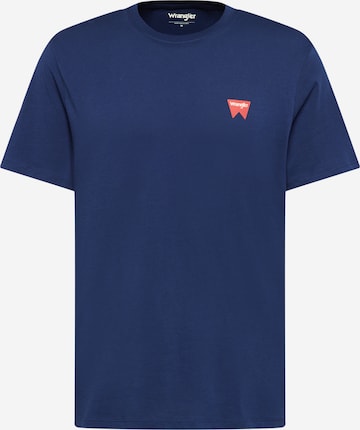 WRANGLER T-Shirt in Blau: predná strana