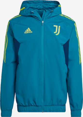 Veste outdoor 'Juventus Turin' ADIDAS SPORTSWEAR en bleu : devant