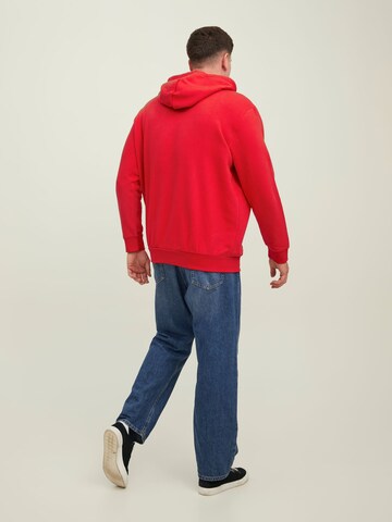 Jack & Jones Plus - Sudadera en rojo