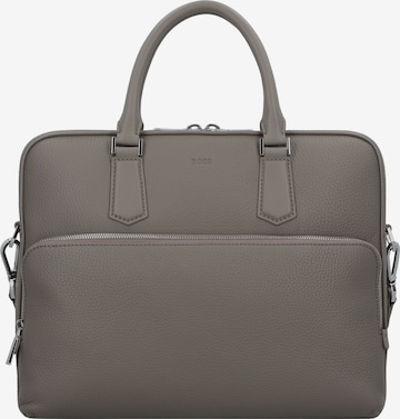 Porte-documents BOSS en marron : devant