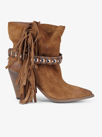 Ankle boots di ZOÉ in beige: frontale