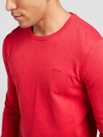 s.Oliver Pullover in Rot