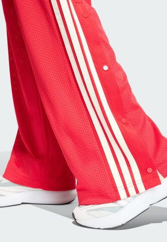 Wide Leg Pantalon de sport 'Stadium' ADIDAS SPORTSWEAR en rouge