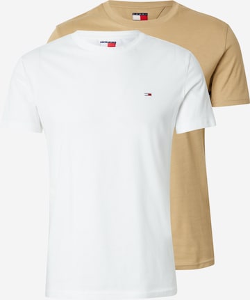 Tommy Jeans Футболка в Бежевый: спереди