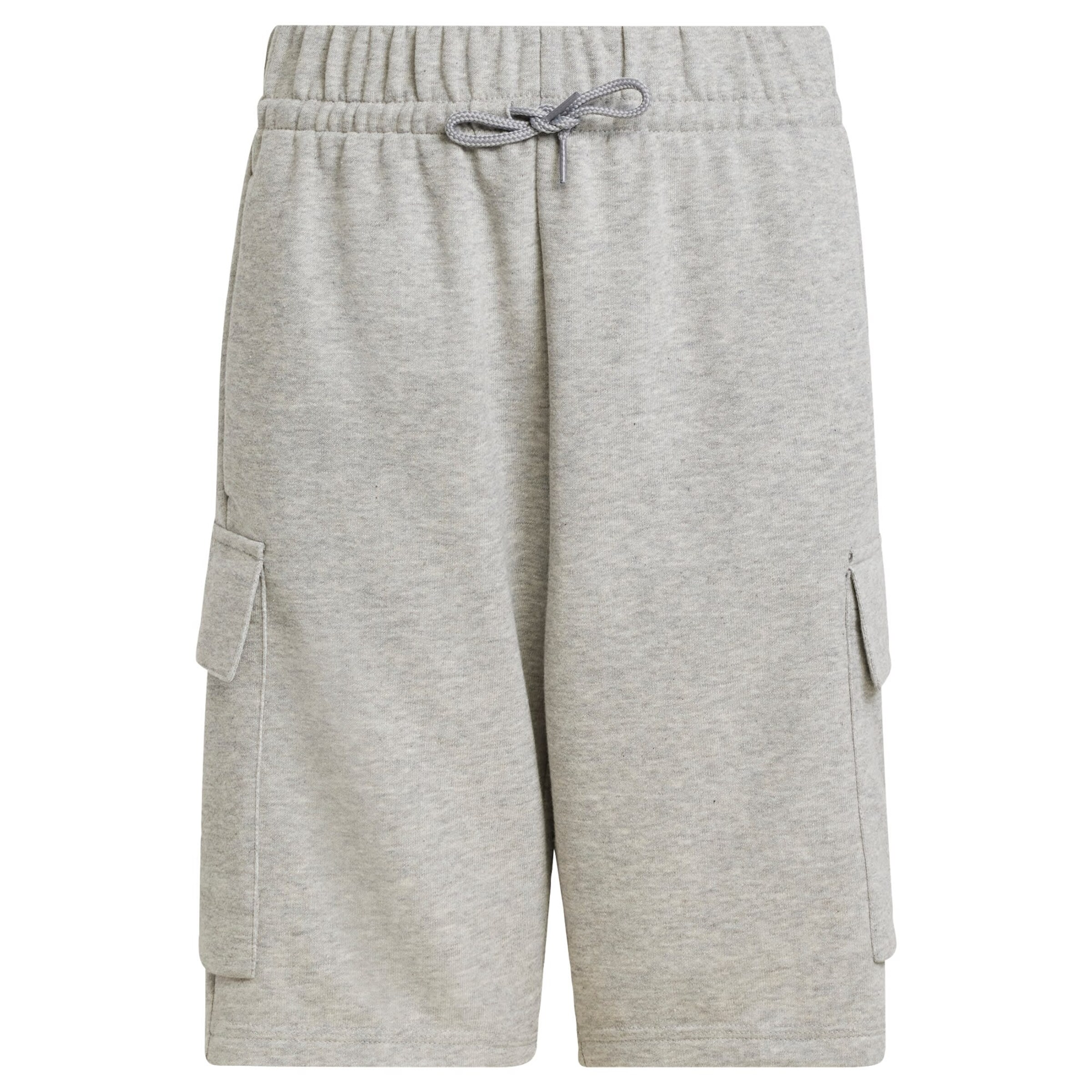 pilka ADIDAS SPORTSWEAR Standartinis Sportinės kelnės 'Essentials Cargo Shorts': priekis