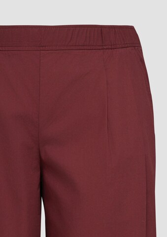 s.Oliver Wide leg Bandplooibroek in Rood