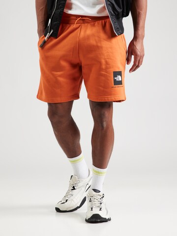 regular Pantaloni di THE NORTH FACE in arancione: frontale