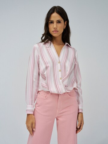 Chemisier Salsa Jeans en beige : devant