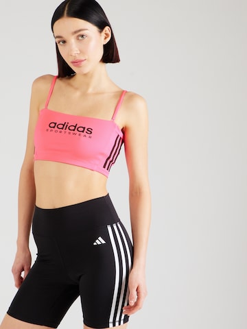 ADIDAS SPORTSWEAR - Top desportivo 'TIRO Q2' em rosa