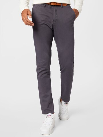 JACK & JONES Szabványos Chino nadrág 'PARKER' - szürke: elől