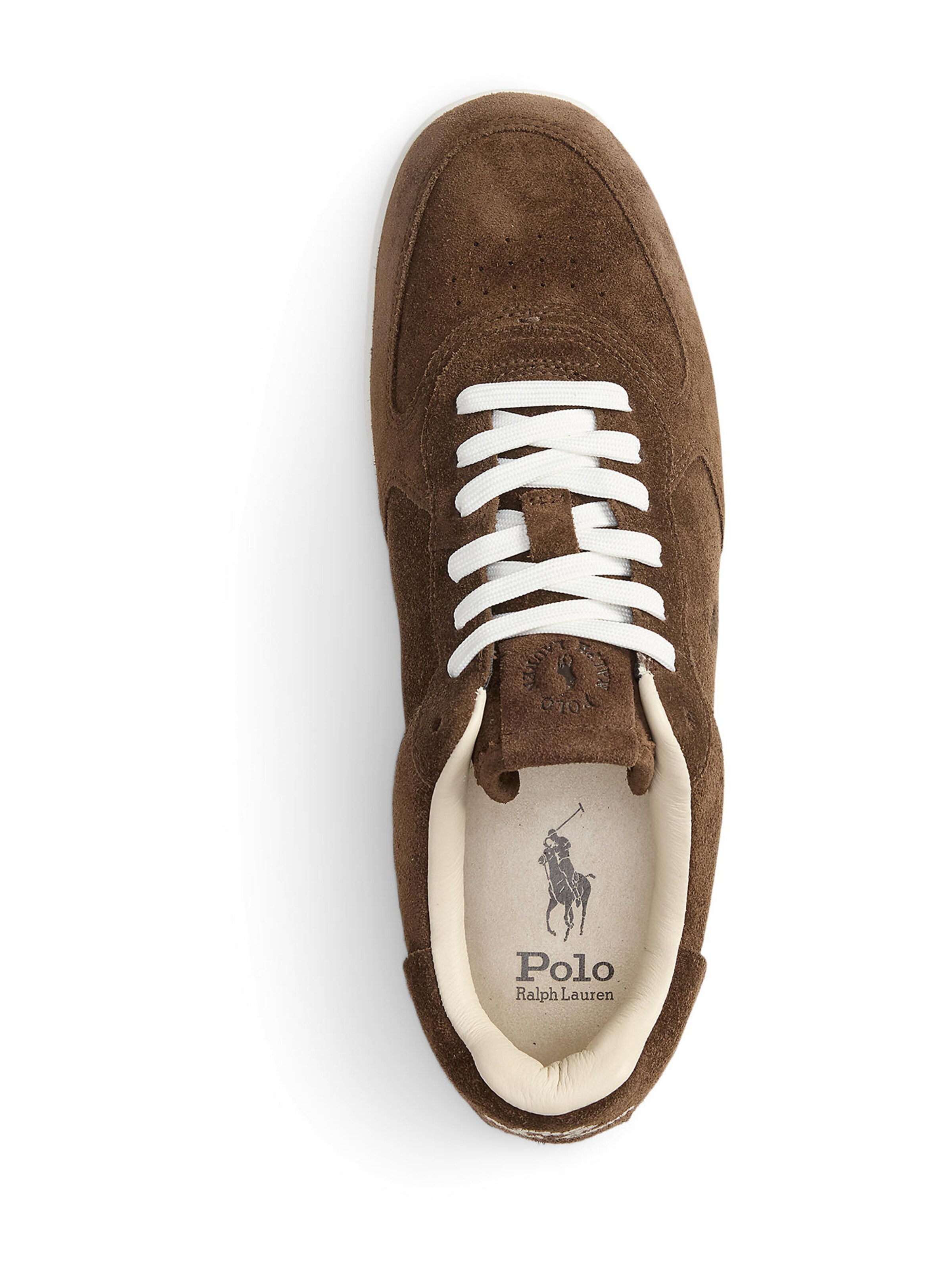 Polo Ralph Lauren Σνίκερ χαμηλό 'MASTERS CRT' σε καφέ