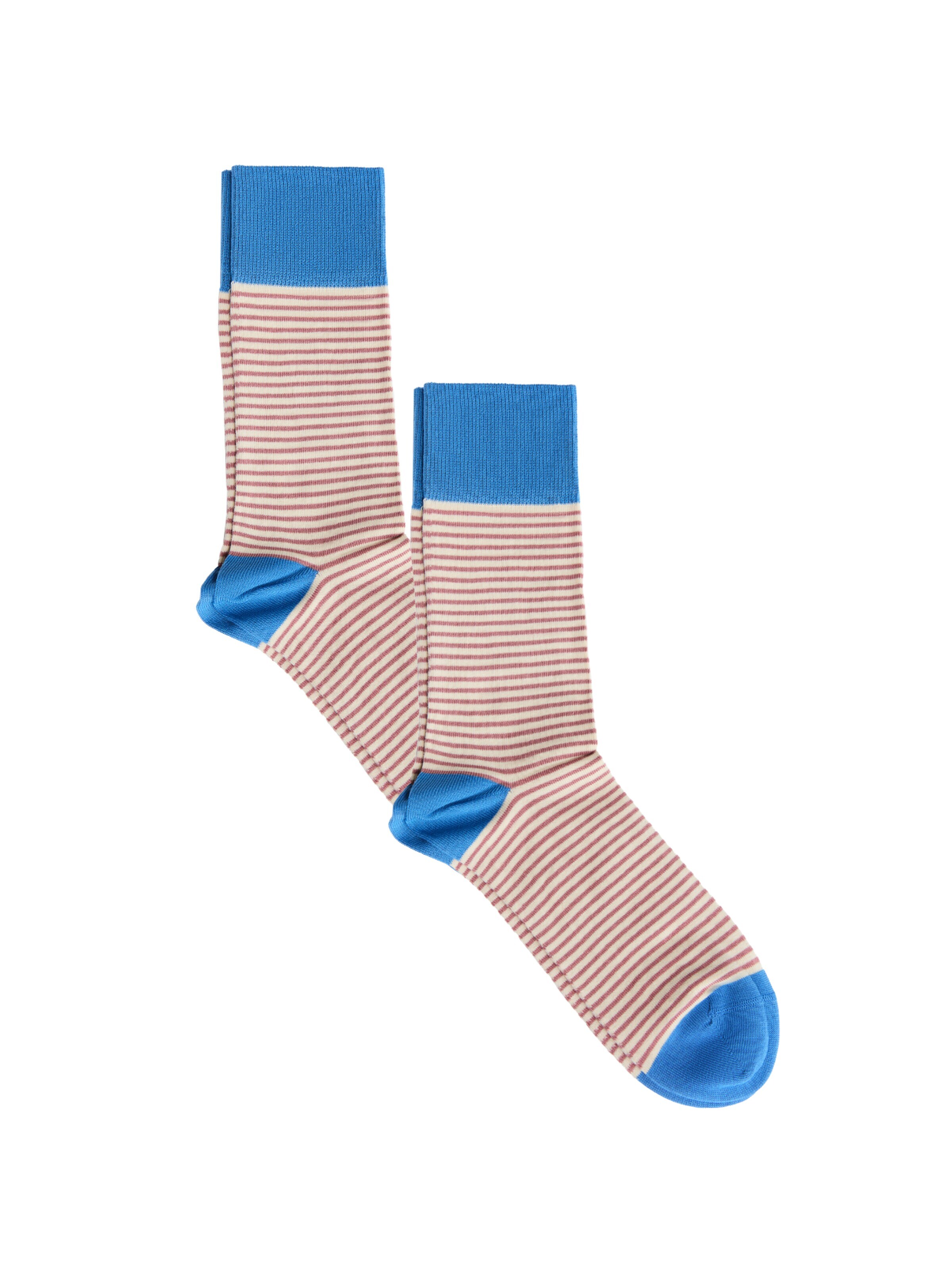 Albero Natur Socks 'Bio-Baumwoll-Socken mit längerem Bündchen - 2er Pack' in Beige: front