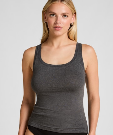 Hunkemöller Shirt body in Grijs: voorkant