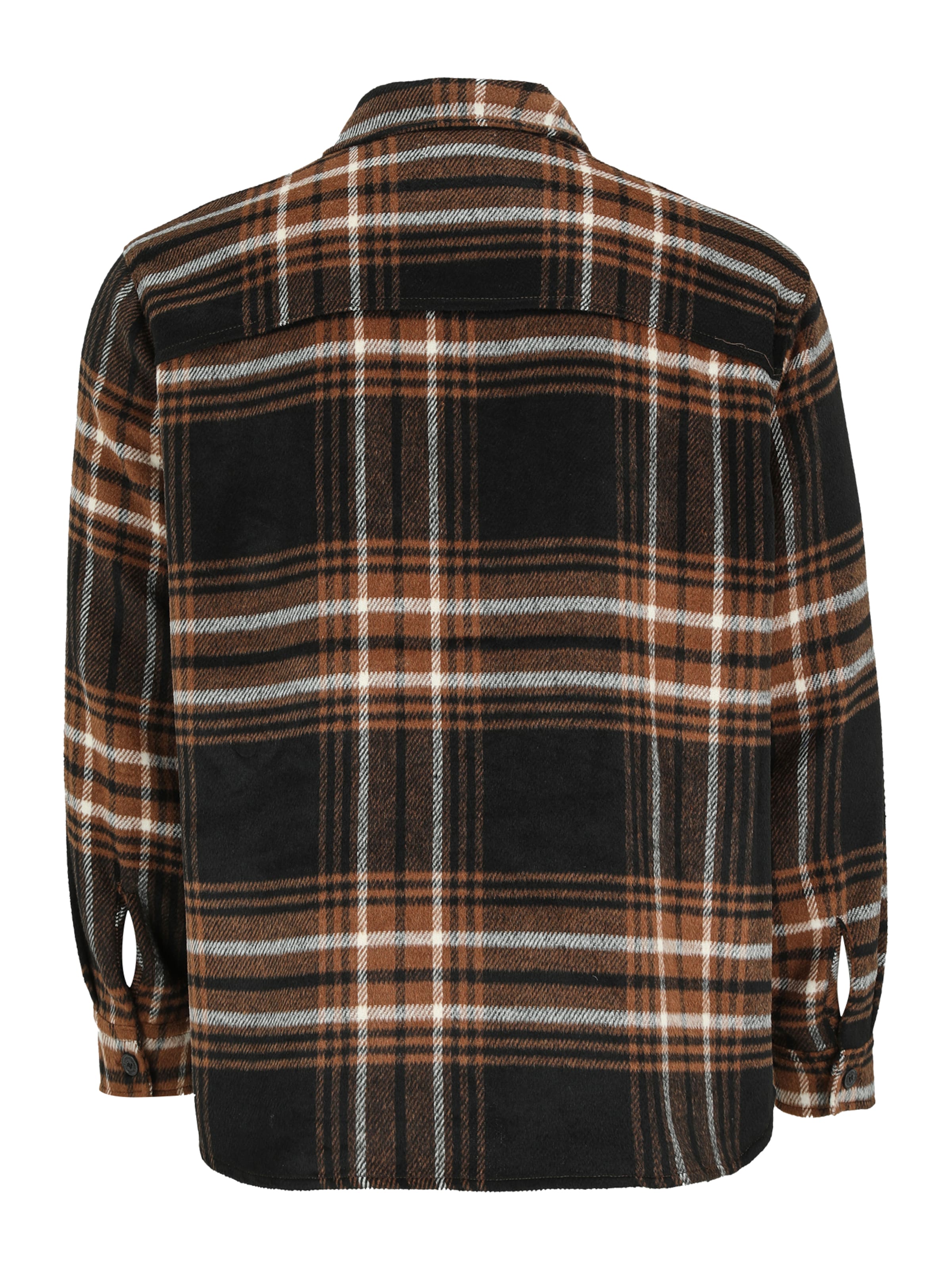 Jack & Jones Plus Comfort Fit Πουκάμισο 'JJEBradley Ollie' σε καφέ