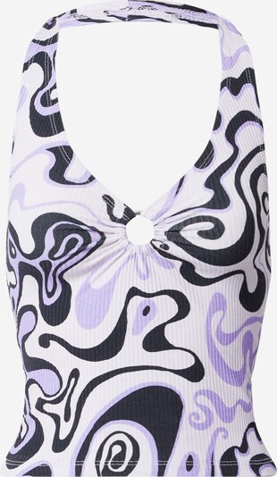 Nasty Gal Top in Pastel purple / Light purple / Black, Item view