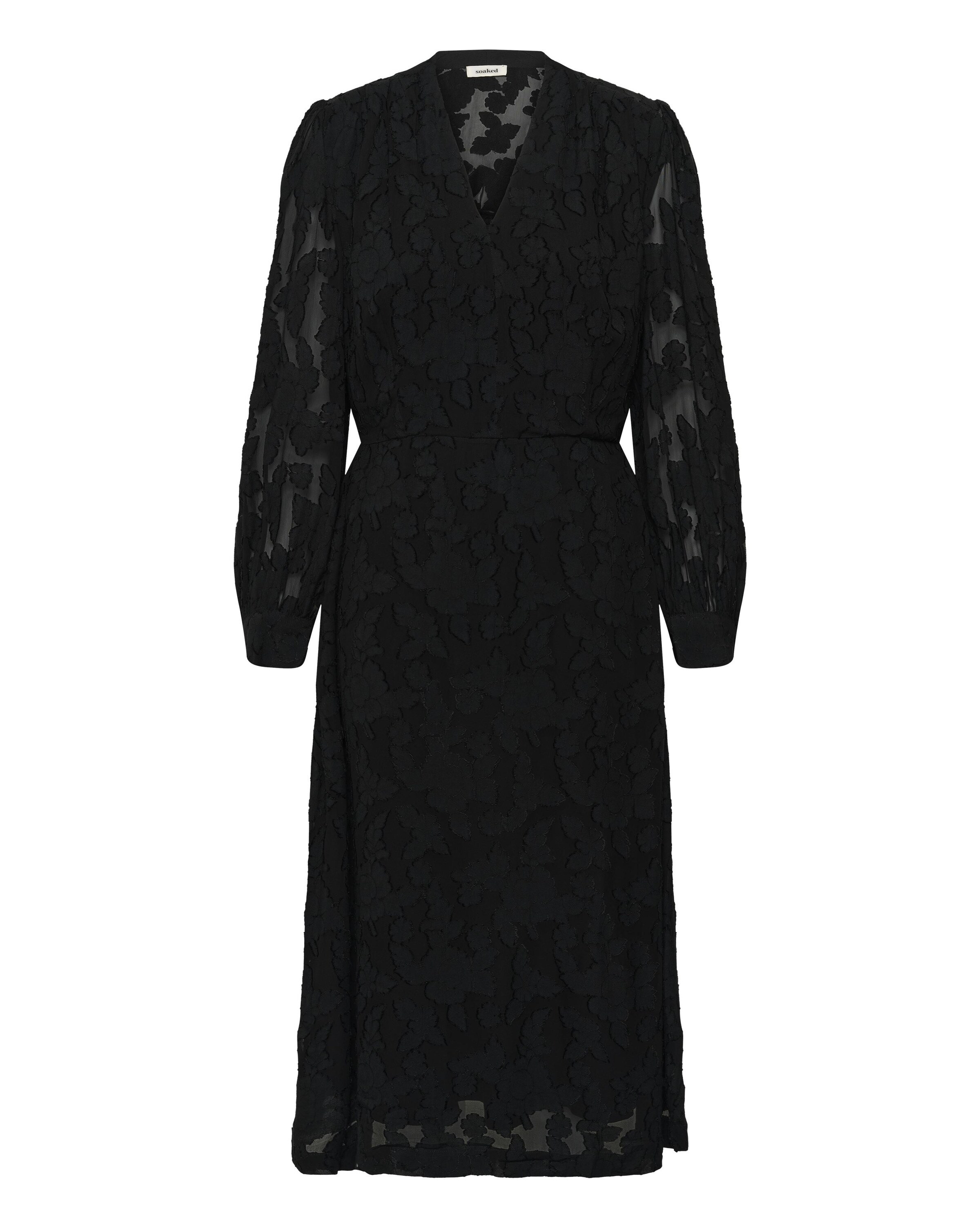 SOAKED IN LUXURY Kleid 'SLFelisia' in Schwarz: Vorderseite
