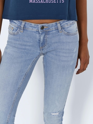 Noisy may Skinny Jeans 'Bob' in Blau