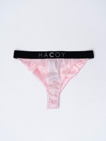 Slip 'Invisible' HACOY en rose : devant
