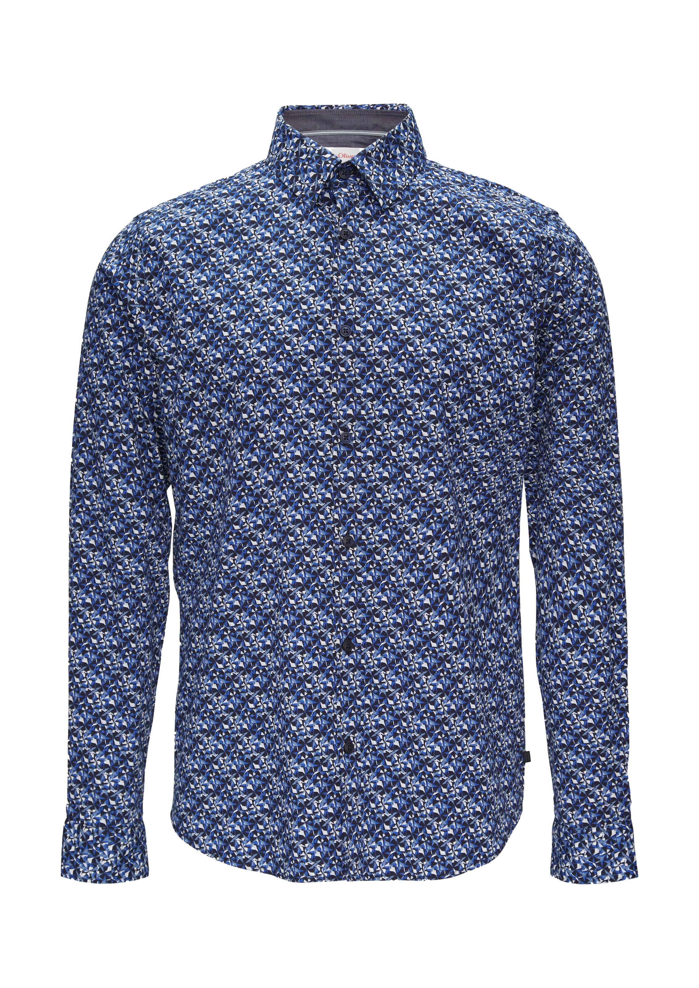 s.Oliver Hemd in Blau: Vorderseite