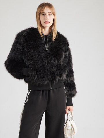 PATRIZIA PEPE Winter Jacket in Black: front