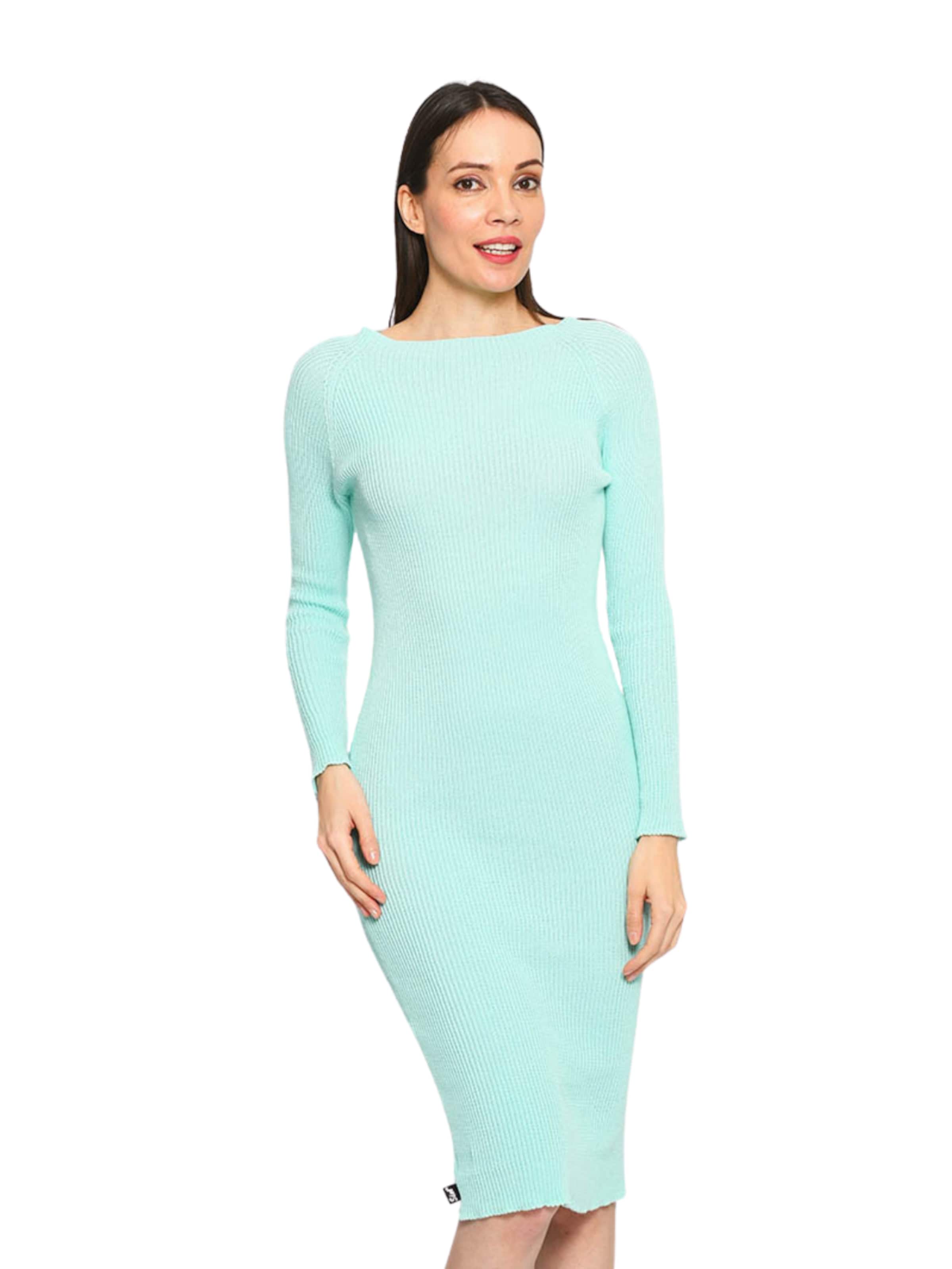 Süel knitwear - Vestido de punto 'Amanda Basic' en verde