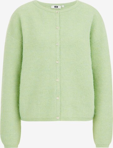 Cardigan WE Fashion en vert : devant