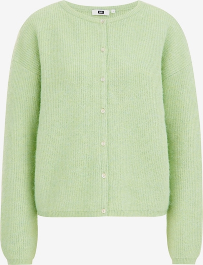 WE Fashion Cardigan en vert clair, Vue avec produit