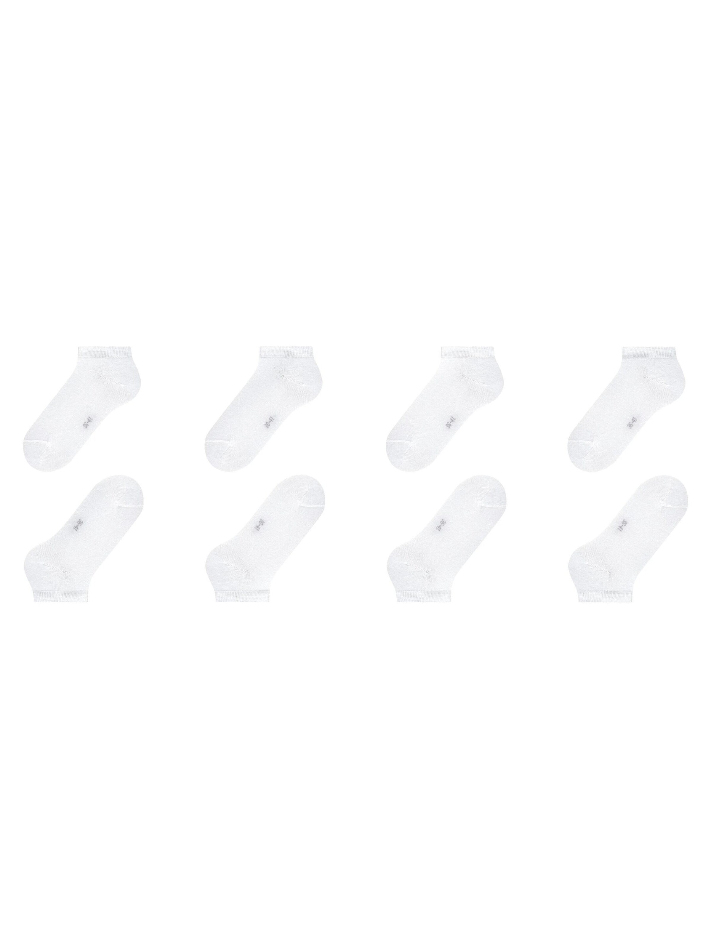 ESPRIT Socken 'Solid 4-Pack'‌‌‌‌‌‌‌‌‌‌ in Weiß