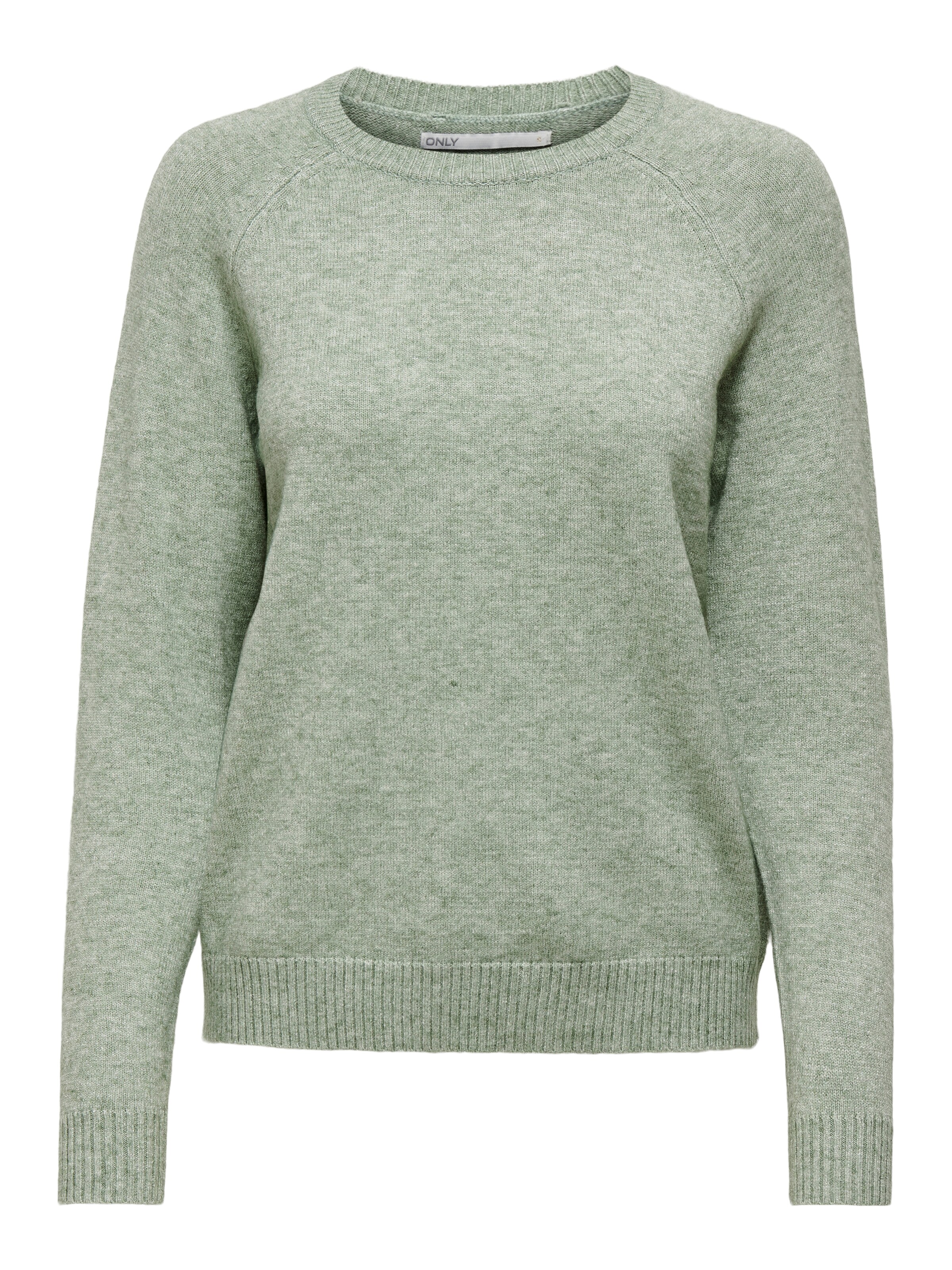 ONLY Pullover 'ONLLesly Kings' in Grün: Vorderseite