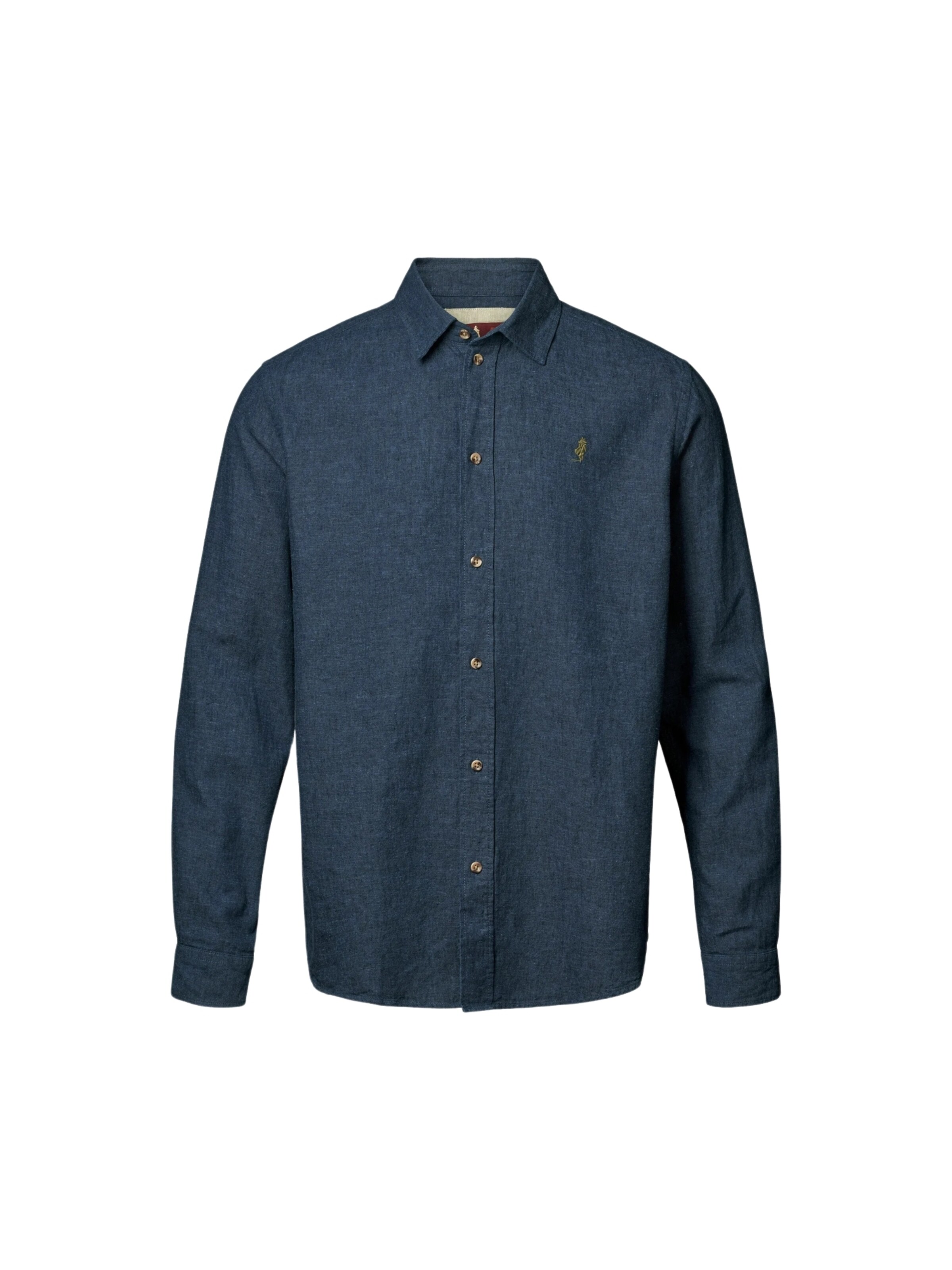 MCS Regular Fit Paita 'Dean' värissä sininen: etupuoli