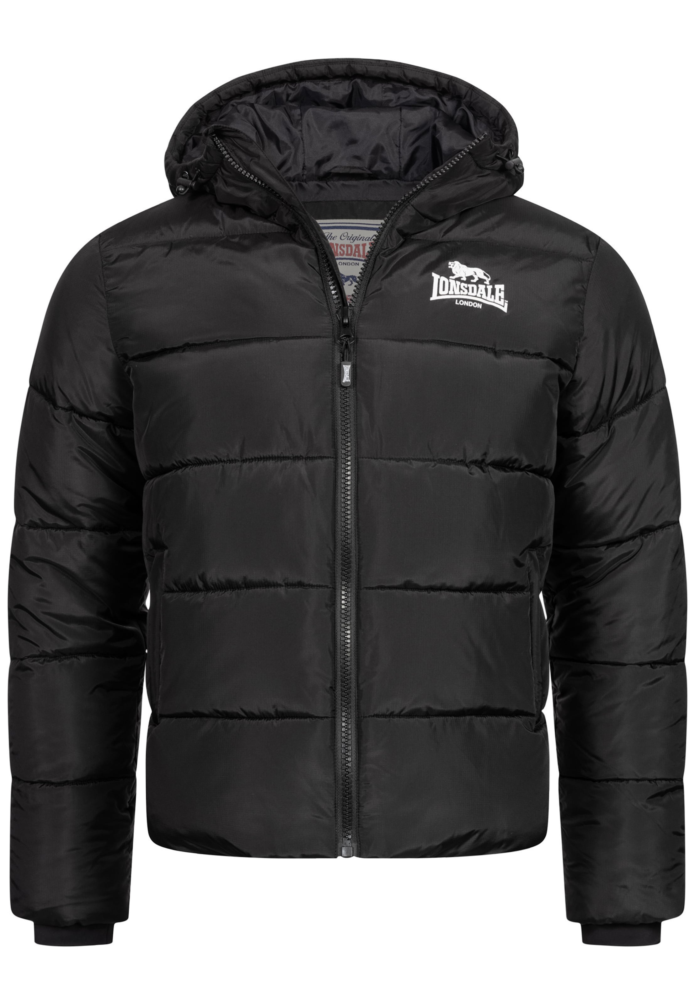 LONSDALE - Chaqueta de invierno 'TROVER' en negro: frente