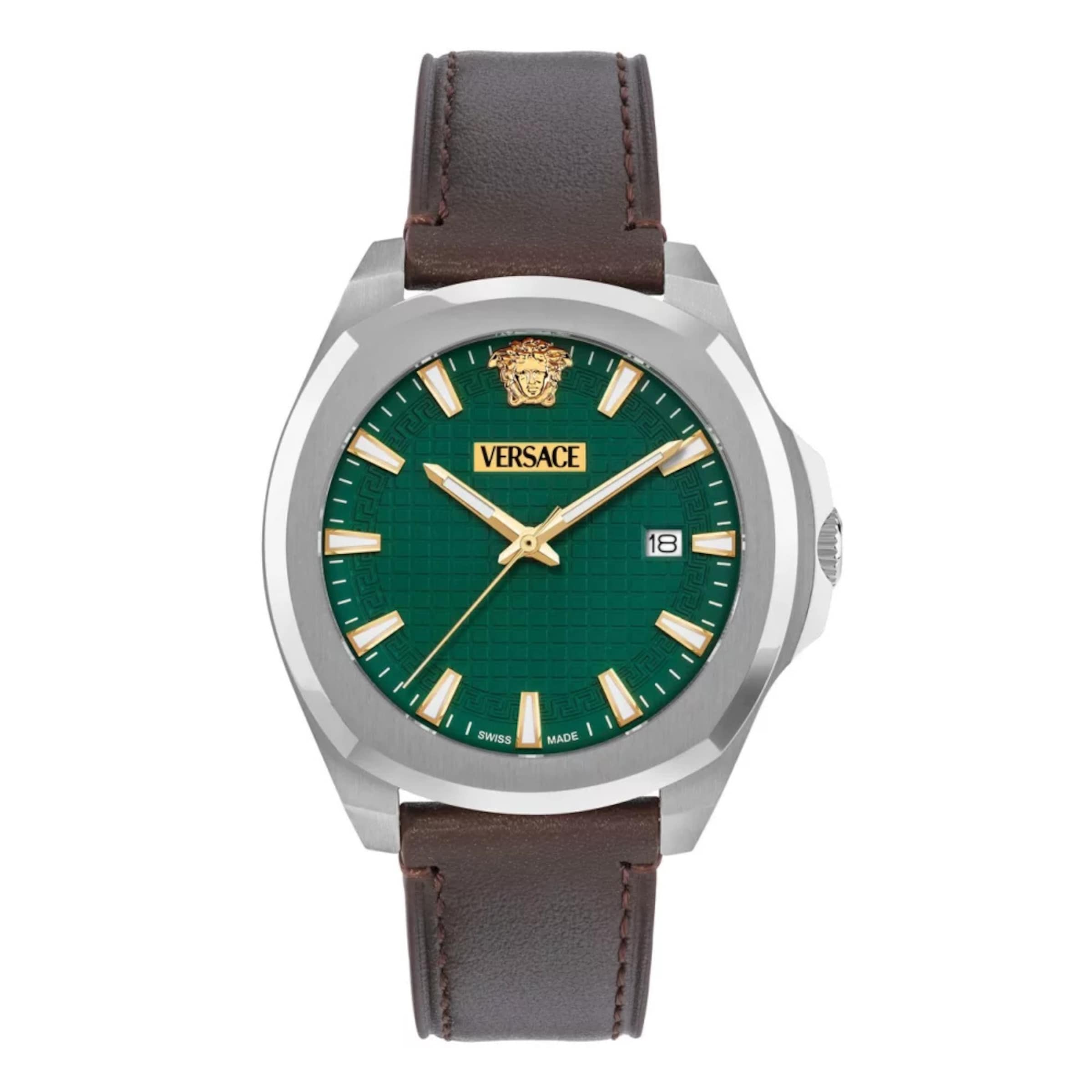 VERSACE Analoguhr in Grün
