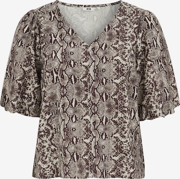 WE Fashion Pusero värissä ruskea: etupuoli