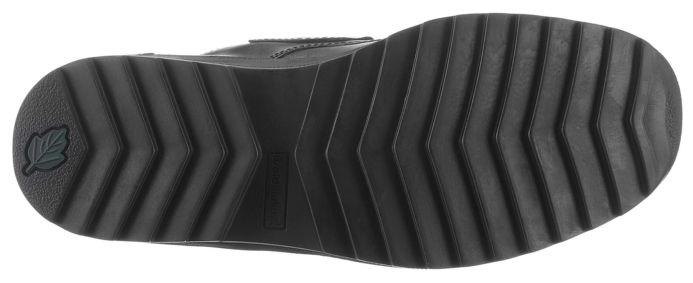 WALDLÄUFER Slipper in Schwarz