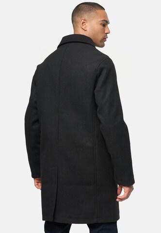 INDICODE JEANS Between-Seasons Coat 'Grandrim' in Black