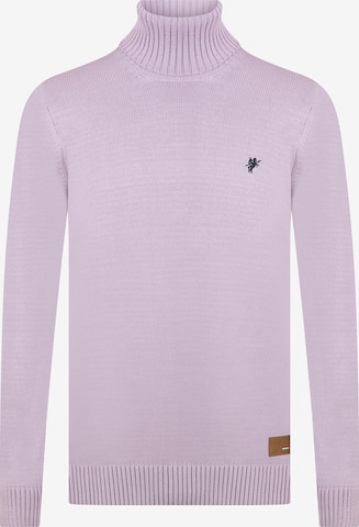 DENIM CULTURE Sweater 'Jason' in Purple: front