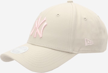 NEW ERA Kšiltovka 'LEAGUE ESS 9FORTY NEYYAN' – béžová: přední strana