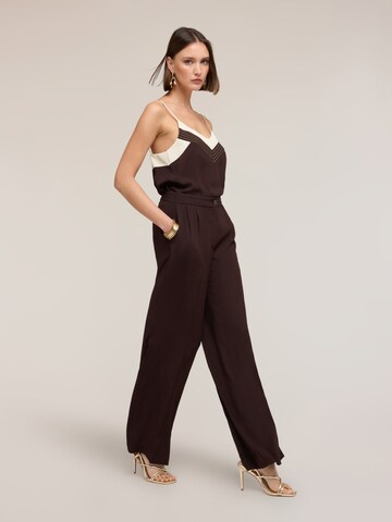 MOTIVI Wide leg Trousers in Brown