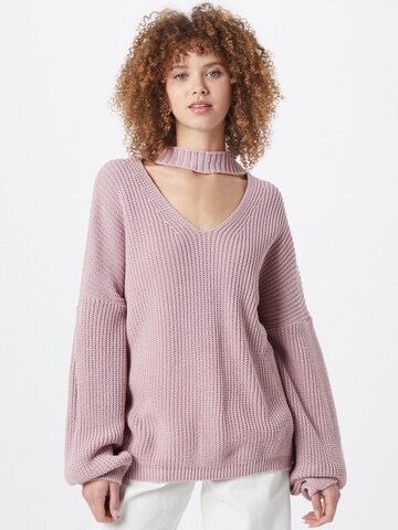 In The Style Sweater 'JAC JOSSA ROSE' in Pink: front