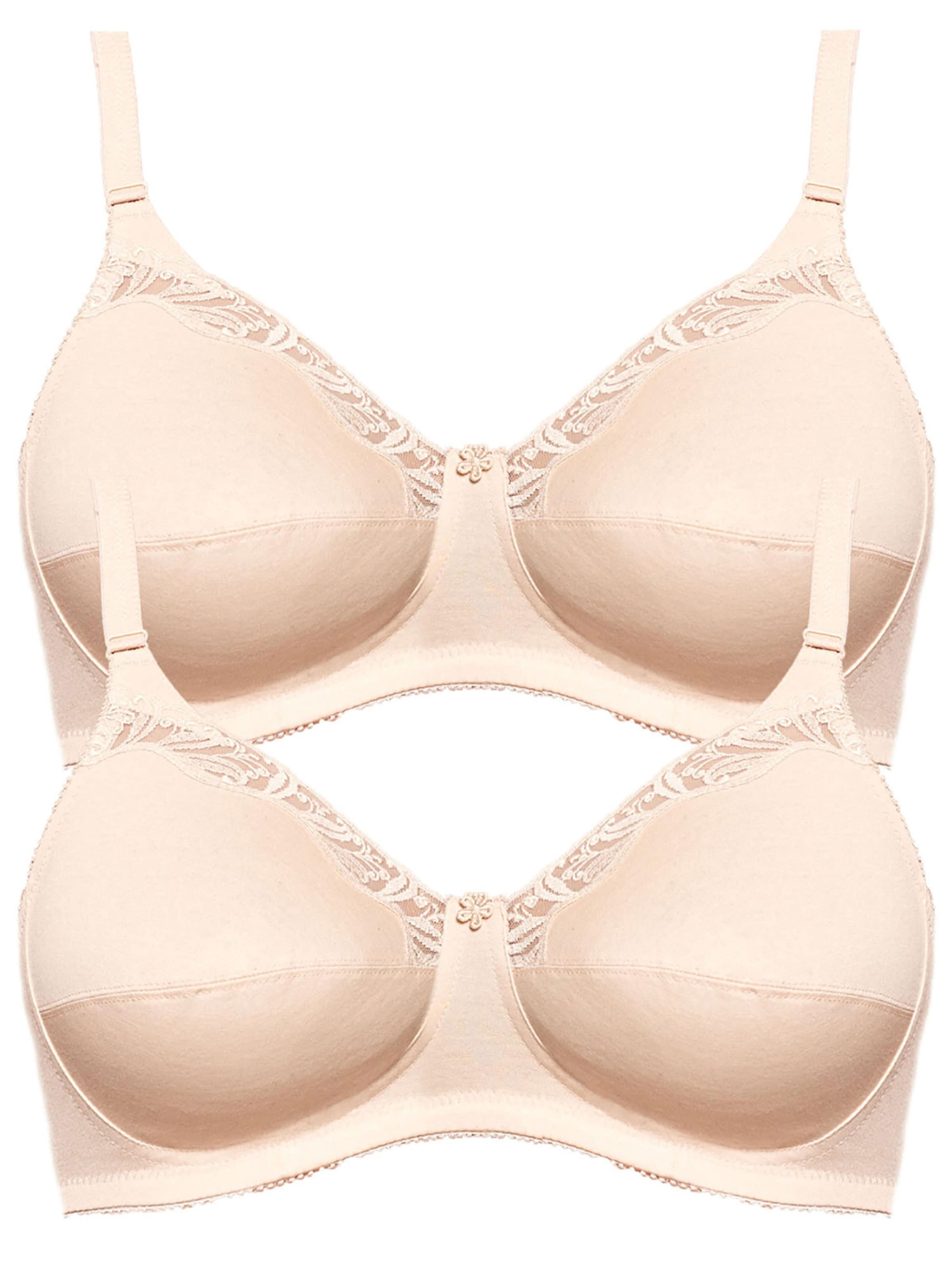 SUSA Minimiser Bra 'Cotton' in Pink: front