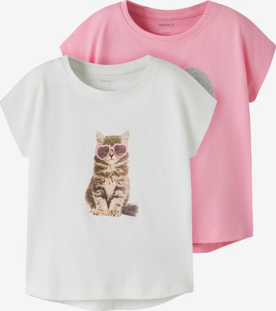 NAME IT Paita 'NMFVOTIA' koossa 92 värissä kitti / antrasiitti / vaalea pinkki / valkoinen, Tuotenäkymä