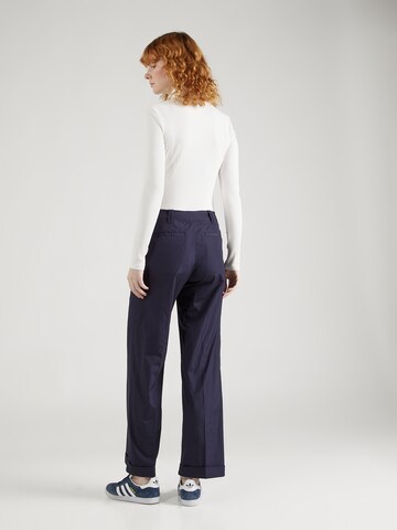 Loosefit Pantalon à plis GANT en bleu