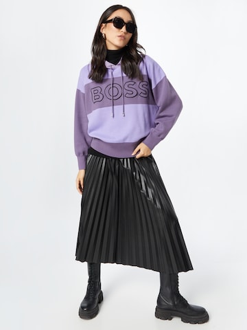 BOSS Orange - Sweatshirt 'Fleurine' em roxo